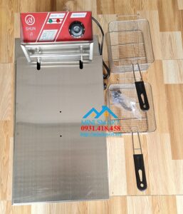 Bếp chiên nhúng điện 1 ngăn 12 lít 2 rổ nhúng