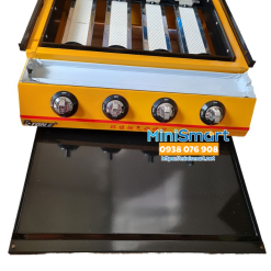 Bếp nướng thịt sườn bằng gas 4 đốt dài Eton K255