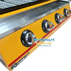 Bếp nướng thịt sườn bằng gas 4 đốt dài Eton K255