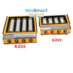 Bếp nướng thịt sườn bằng gas 4 đốt dài Eton K255