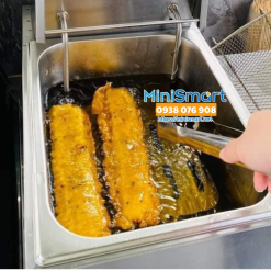 Bếp chiên nhúng 1 ngăn Shunji 6 lít