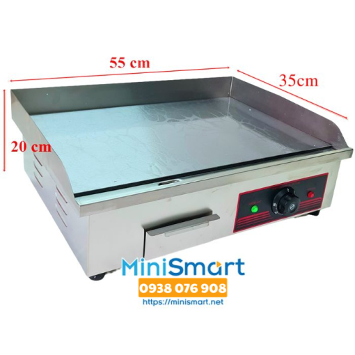 Bếp chiên mặt phẳng đơn để bàn (dùng điện)