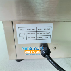 Bếp chiên mặt phẳng đơn để bàn (dùng điện)