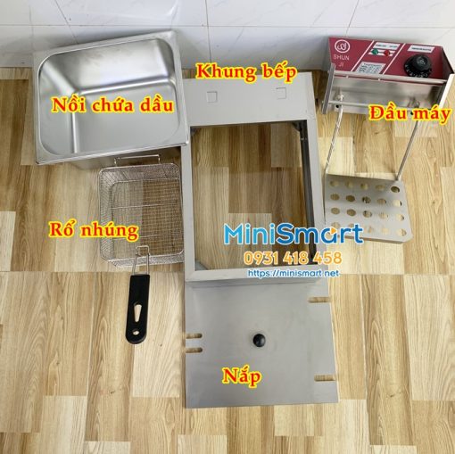 bep chien nhung 1 ngan shunji 6 lit 11 Bếp chiên nhúng 1 ngăn Shunji 6 lít