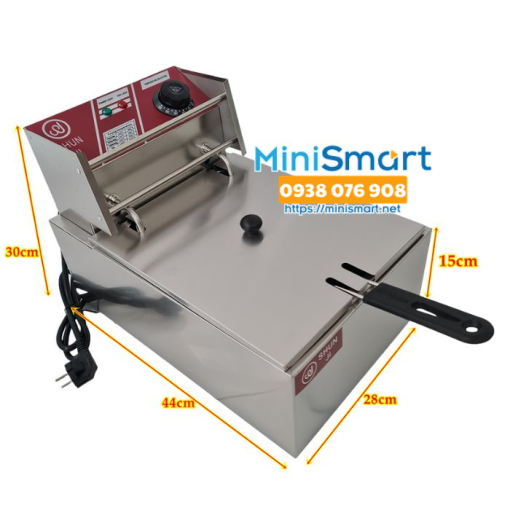 Bếp chiên nhúng 1 ngăn Shunji 6 lít