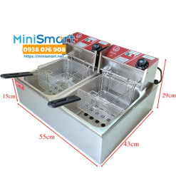 Bếp chiên nhúng 2 ngăn Shunji SJ82
