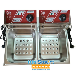 Bếp chiên nhúng 2 ngăn Shunji SJ82