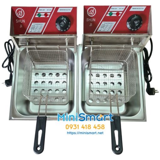 Bếp chiên nhúng 2 ngăn Shunji SJ82