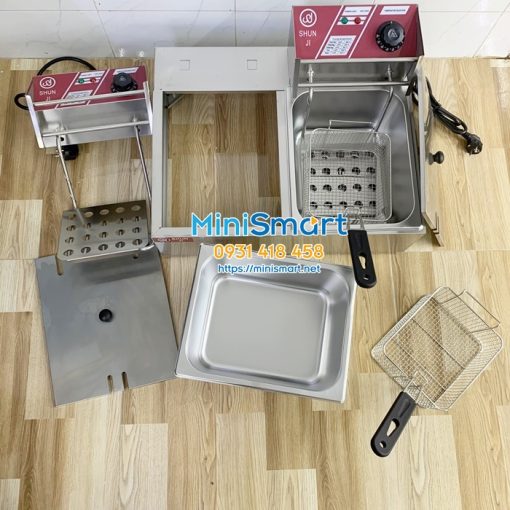 Bếp chiên nhúng 2 ngăn Shunji SJ82
