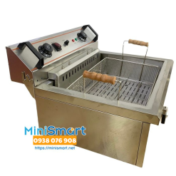 Bếp chiên nhúng công nghiệp ShunJi 20 lít có van xả dầu