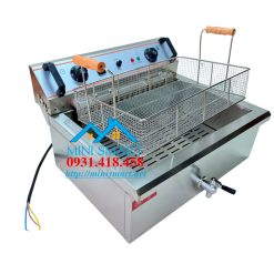 Bếp chiên nhúng công nghiệp ShunJi 20 lít có van xả dầu