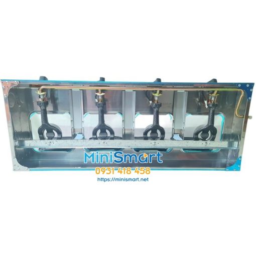 bep gas 4 hong dai dung nau mi cay do banh xeo 1 Bếp gas 4 họng dài nấu mì cay, cơm niêu, đổ bánh xèo, xào bò