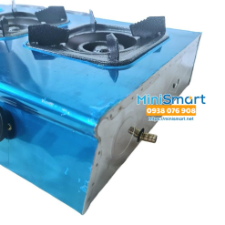 Bếp gas 4 họng dài nấu mì cay, cơm niêu, đổ bánh xèo, xào bò