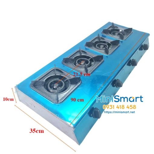 bep gas 4 hong dai dung nau mi cay do banh xeo 4 Bếp gas 4 họng dài nấu mì cay, cơm niêu, đổ bánh xèo, xào bò