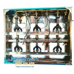 bếp gas 6 họng nấu mì cay đổ bánh xèo