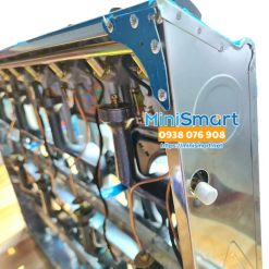 Bếp gas 8 họng nấu mì cay, cơm niêu, đổ bánh xèo, xào bò