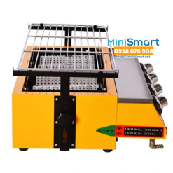Bếp nướng gas 4 đốt ngắn K222 dành cho quán cơm tấm