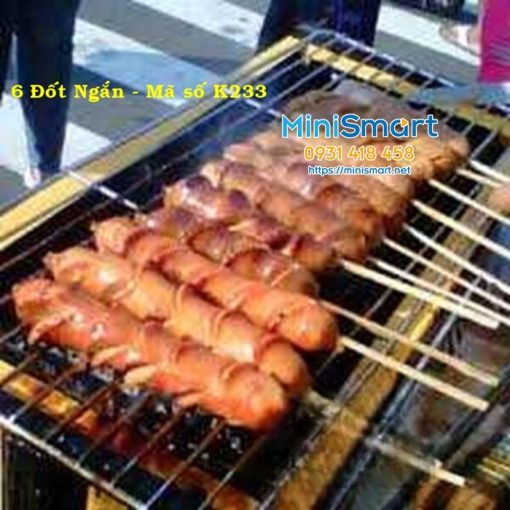 bep nuong thit dung gas 6 dau dot ngan eton k233 12 bếp nướng thịt dùng gas 6 đầu đốt ngắn