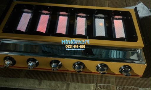 bep nuong thit dung gas 6 dau dot ngan eton k233 13 bếp nướng thịt dùng gas 6 đầu đốt ngắn