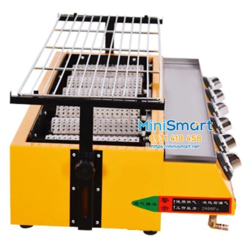 bep nuong thit dung gas 6 dau dot ngan eton k233 4 bếp nướng thịt dùng gas 6 đầu đốt ngắn