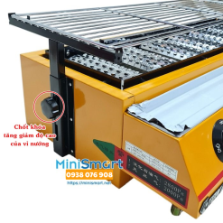 Bếp nướng thịt dùng gas 6 đầu đốt ngắn Eton K233