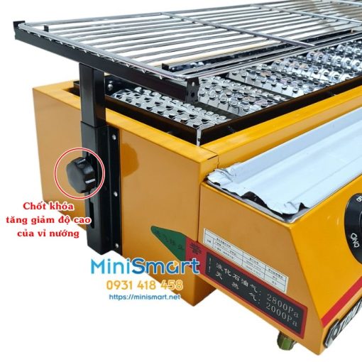 bep nuong thit dung gas 6 dau dot ngan eton k233 8 bếp nướng thịt dùng gas 6 đầu đốt ngắn