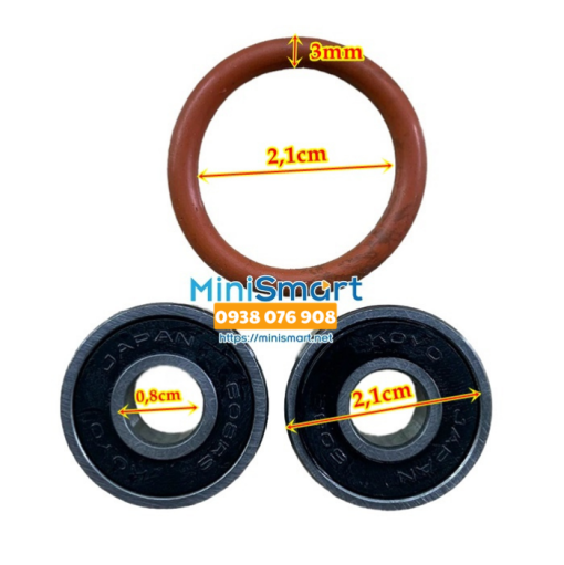 Bộ ron cao su và vòng bạc đạn máy xay sinh tố