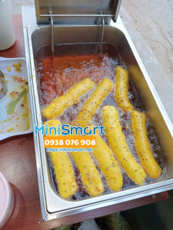 Bếp chiên nhúng điện 12 lít 2 rổ nhúng 1 ngăn