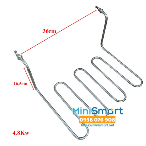 Điện trở bếp chiên nhúng công nghiệp 4.800W