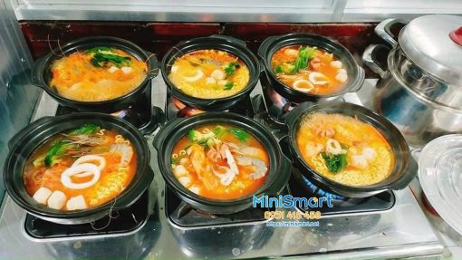 hinh thuc te bep gas 6 hong nau mi cay bếp gas 6 họng nấu mì cay đổ bánh xèo