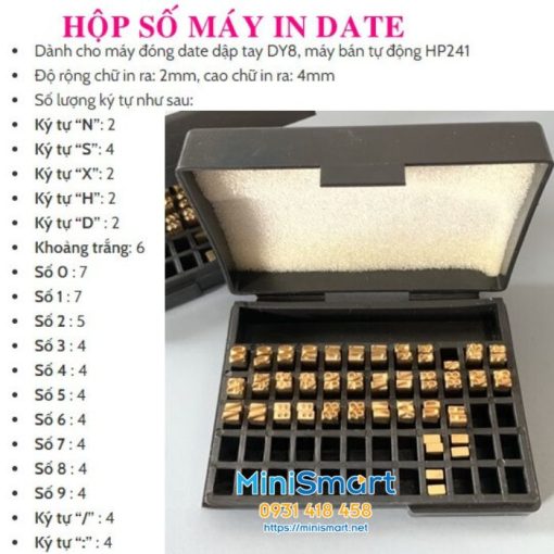 hop so dy8 chi tiet Hộp số máy in hạn sử dụng DY8 (in date)