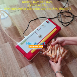 Máy hút chân không gia đình DZ300B - Hút được thực phẩm tươi sống có nước