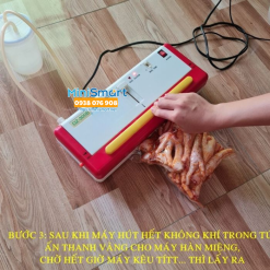 Máy hút chân không gia đình DZ300B - Hút được thực phẩm tươi sống có nước