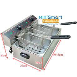 Bếp chiên nhúng đôi cao cấp Eton ZL2 - dùng điện 220V
