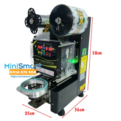 Máy dập nắp ly trà sữa khổng lồ tự động hoàn toàn