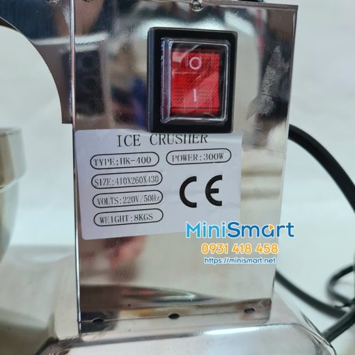 may bao da 3 dao inox 5 Máy bào đá 3 dao inox HK-400