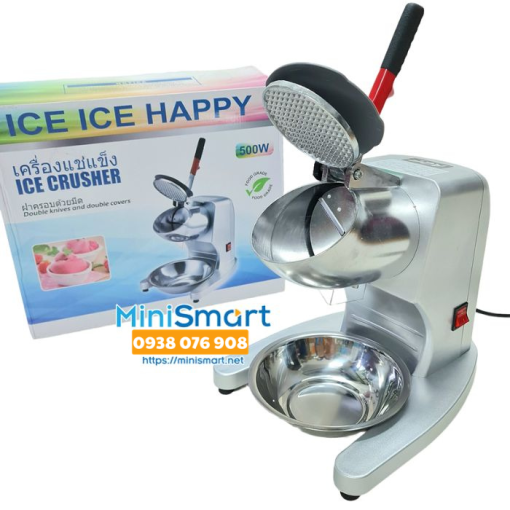 Máy bào đá 500W Hongke 2 lưỡi dao