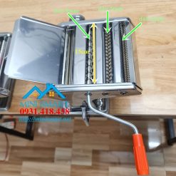 Máy cán bột - Cắt mì sợi 3 lưỡi cắt