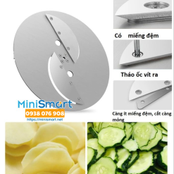 Máy cắt hạt lựu, cắt khoai tây chiên, cắt lát - cắt sợi đa năng