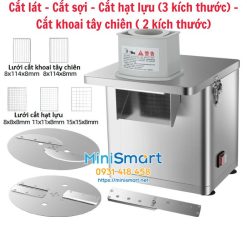 Máy cắt hạt lựu, cắt lát, cắt sợi rau củ và cắt khoai tây chiên