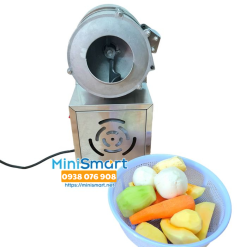 Máy cắt lát cắt sợi củ quả có thể thay dao năng suất 80kg/giờ