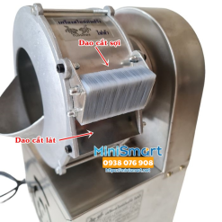Máy cắt lát cắt sợi củ quả có thể thay dao năng suất 80kg/giờ