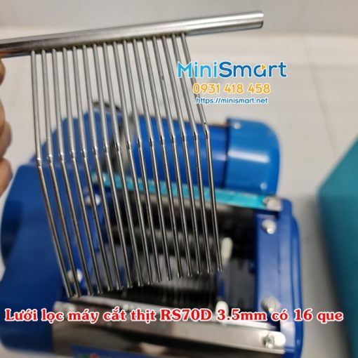 may cat thit tuoi song do day 3.5mm rs70d (6) Máy cắt thịt bò tươi sống RS-70D 3.5mm (Thịt nướng hoặc bún chả)