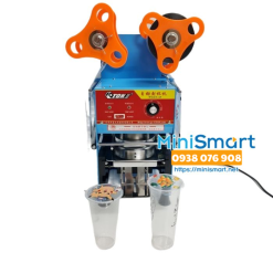 Máy dán ly nhựa bán tự động Eton A9 - Tự động dán, Tự động cuộn