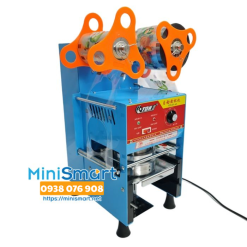 Máy dán ly nhựa bán tự động Eton A9 - Tự động dán, Tự động cuộn