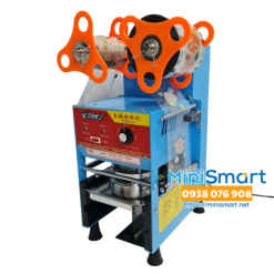 Máy dán ly nhựa bán tự động Eton A9 - Tự động dán, Tự động cuộn