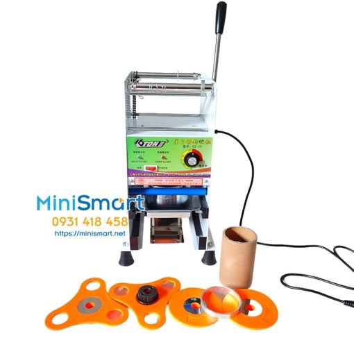 may dan ly eton b9 tu dong cuon mang 1 Máy dán ly Eton B9 tự động cuộn màng sau khi dán - từ 700ml trở xuống