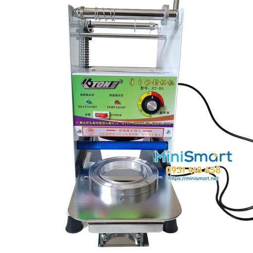may dan ly eton b9 tu dong cuon mang Máy dán ly Eton B9 tự động cuộn màng sau khi dán - từ 700ml trở xuống