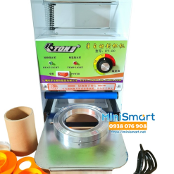 Máy dán ly Eton B9 tự động cuộn màng sau khi dán - từ 700ml trở xuống