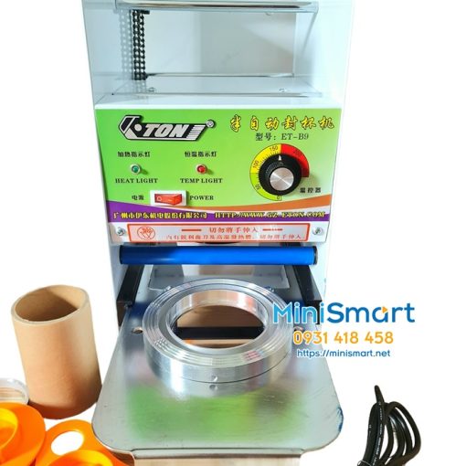 may dan ly eton b9 tu dong cuon mang 9 Máy dán ly Eton B9 tự động cuộn màng sau khi dán - từ 700ml trở xuống